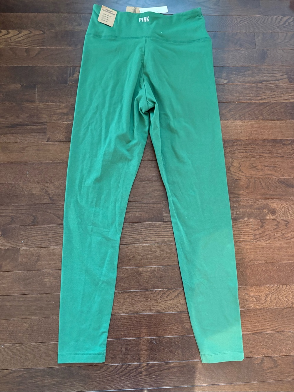 PINK Victoria's Secret High Waist Leggings NWT Size Large Green - Picture 5 of 15